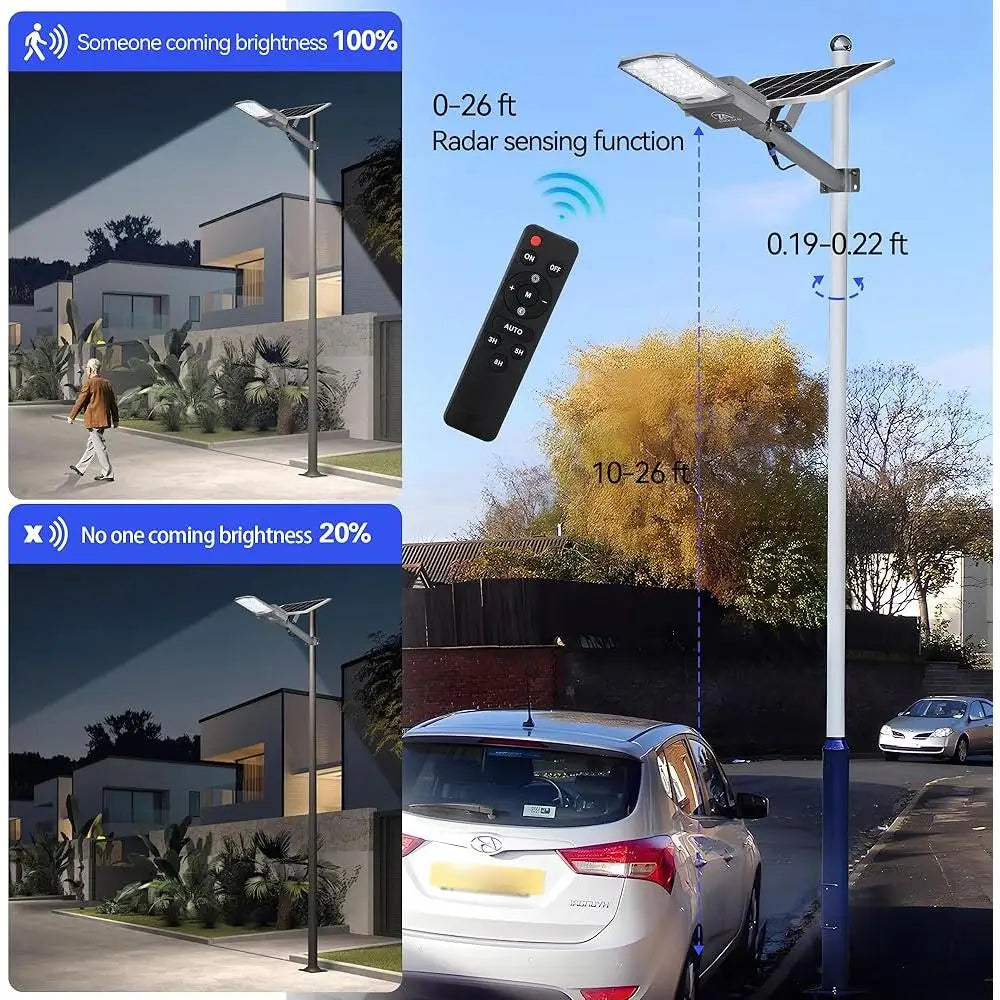 5000W Solar Street Lights IP67 Waterproof Floodlights