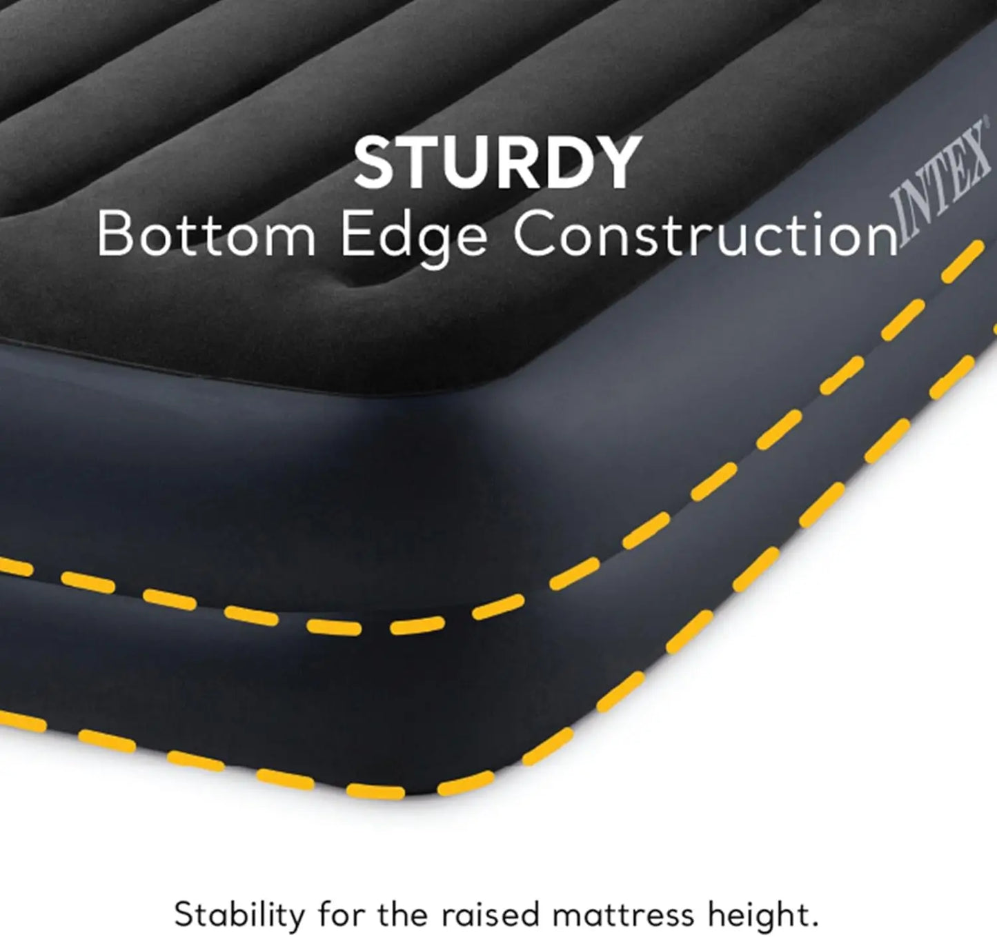 Raised Twin Airbed With Built In Pump DuraBeam Pillow