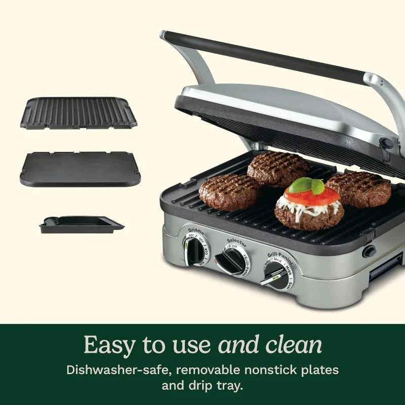 Cuisinart Panini Press Griddler 5 In 1 Sandwich Maker
