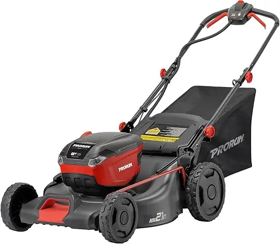 60V Cordless Lawn Mower With 21 Inch Steel Deck Battery