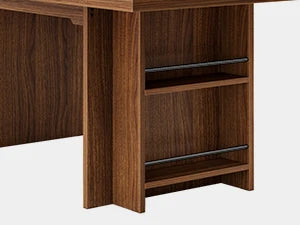 Farmhouse Dining Table For 6 To 8 With Hidden Storage