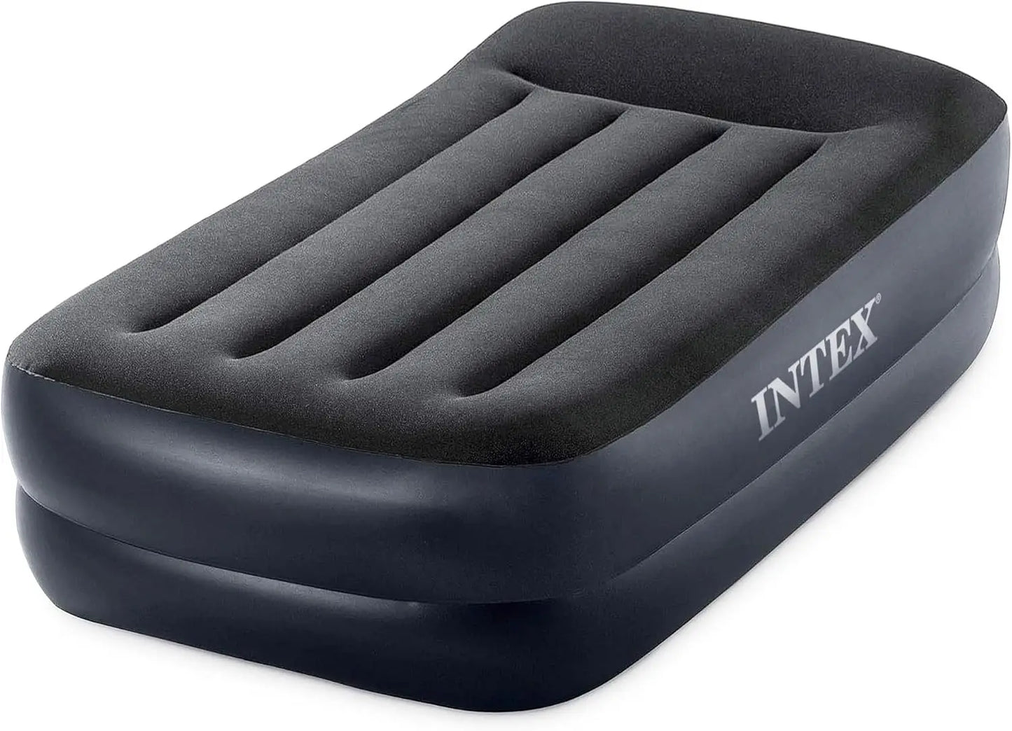 Raised Twin Airbed With Built In Pump DuraBeam Pillow