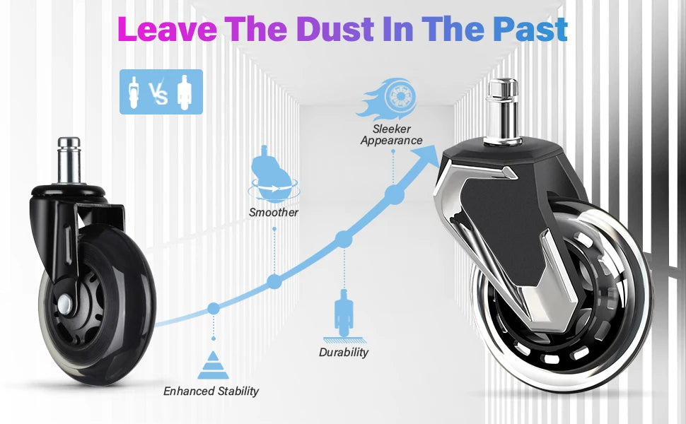 600 LB Big and Tall Office Chair with 3D Flip Arms Large Wheels Extra Wide Seat