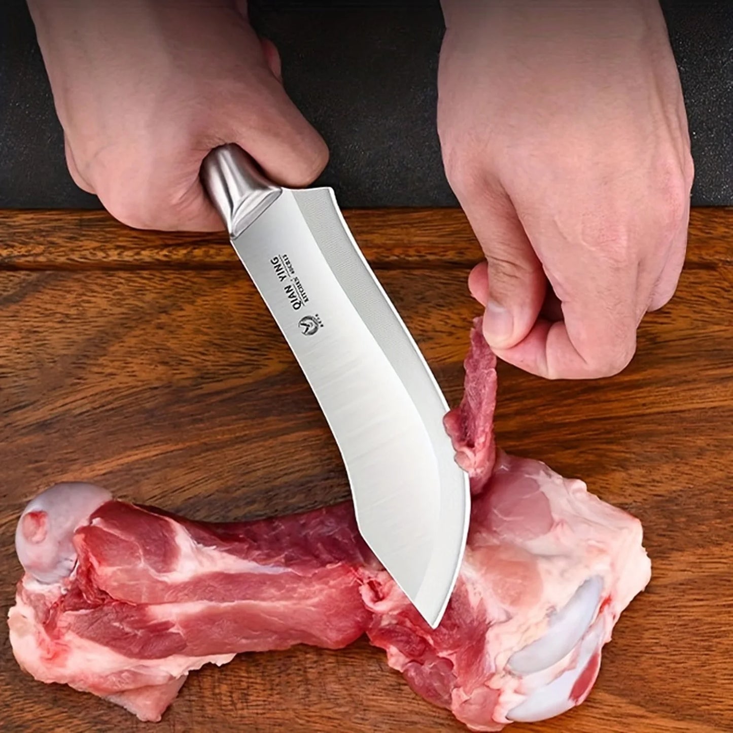 7 Piece Kitchen Knife Set Bone Cutting Slicing Chef Knife