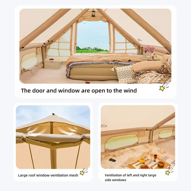 129 Square Feet Inflatable Tent Canopy For Outdoor Playhouse