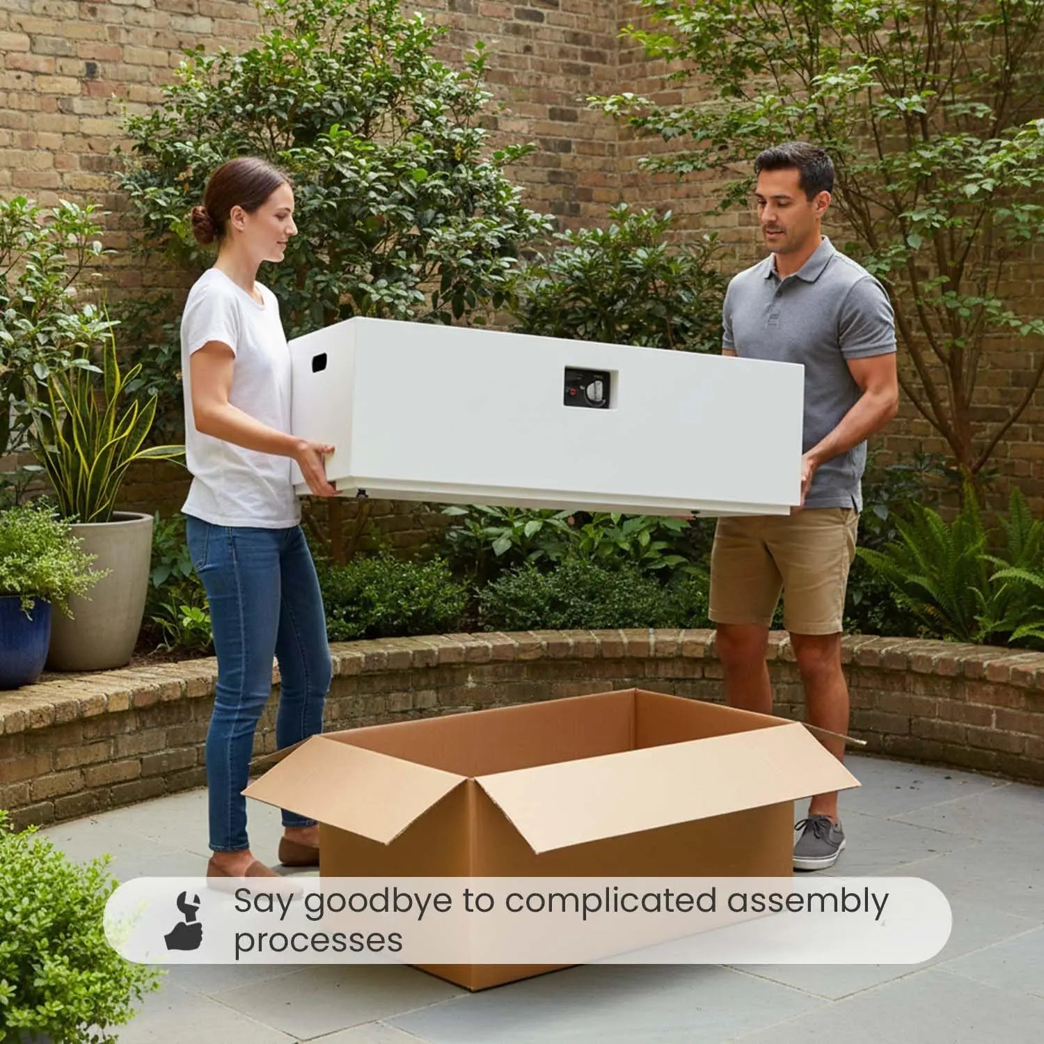 42 Inch Propane Fire Pit Table Set With Tank Holder