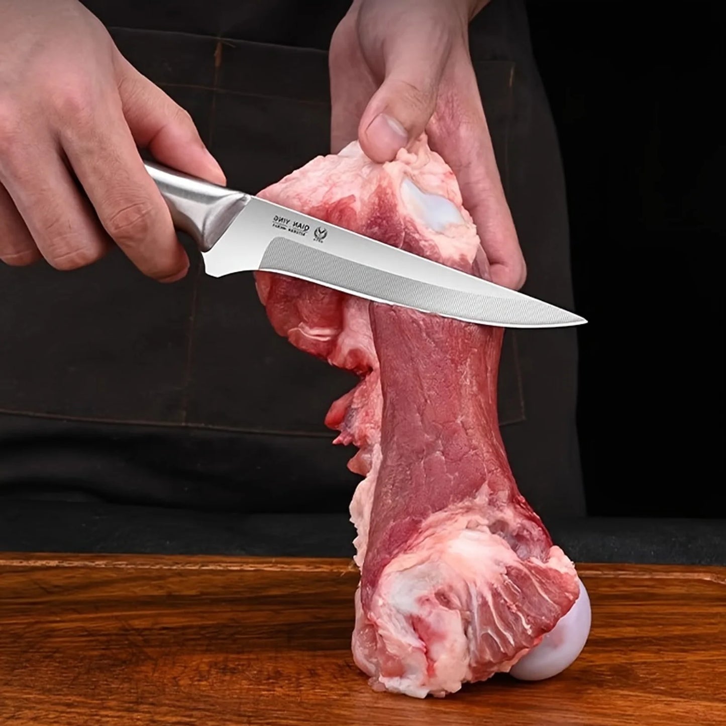 7 Piece Kitchen Knife Set Bone Cutting Slicing Chef Knife