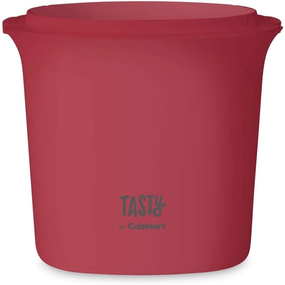 Automatic Ice Cream Maker 1.5 Quart Frozen Yogurt Red