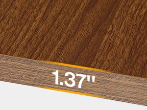 Farmhouse Dining Table 63-Inch For 6 To 8 With Storage