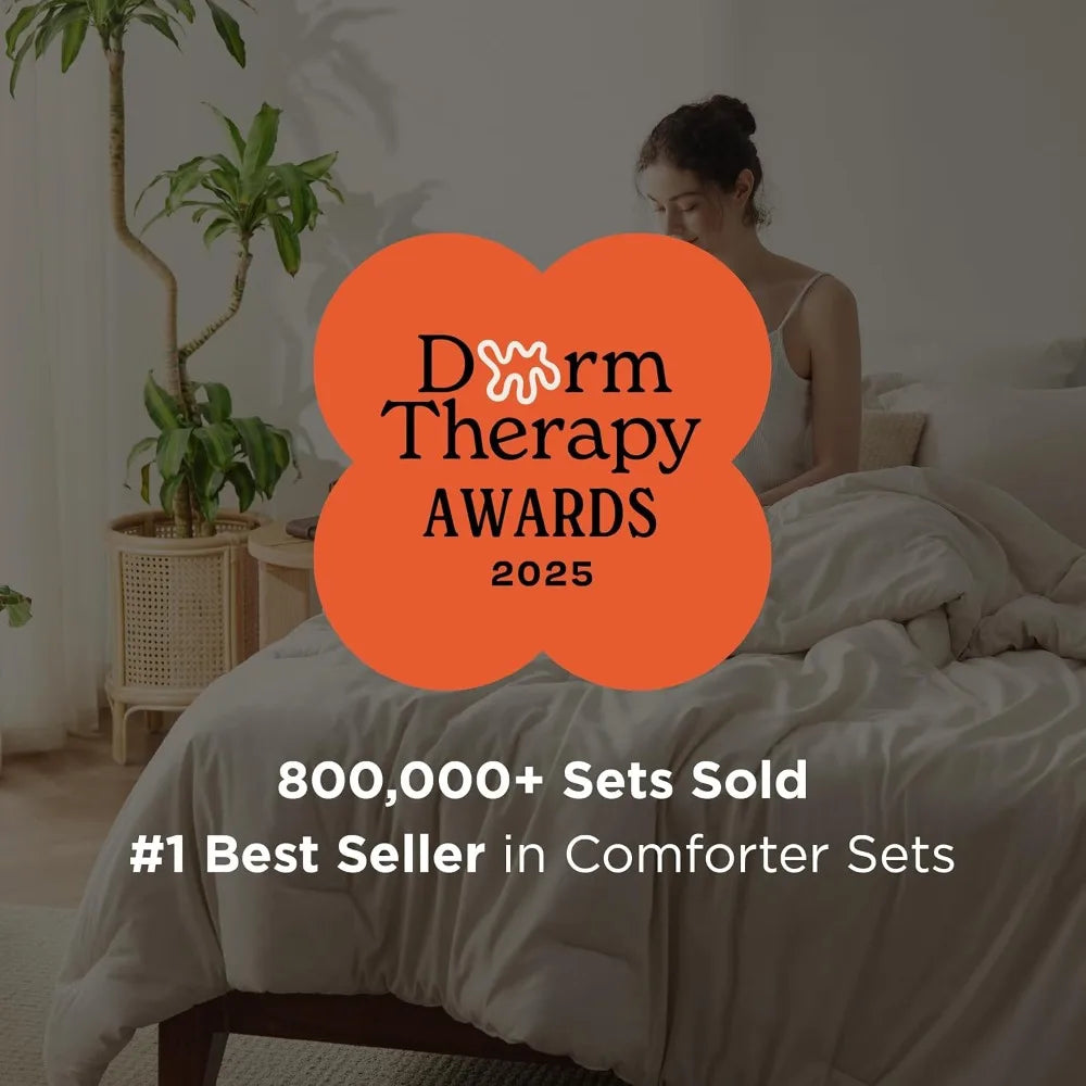 Bedsure Dark Grey Super King Size Comforter Set - All-Season Soft Bedding, 3-Piece Cationic Dyed Collection