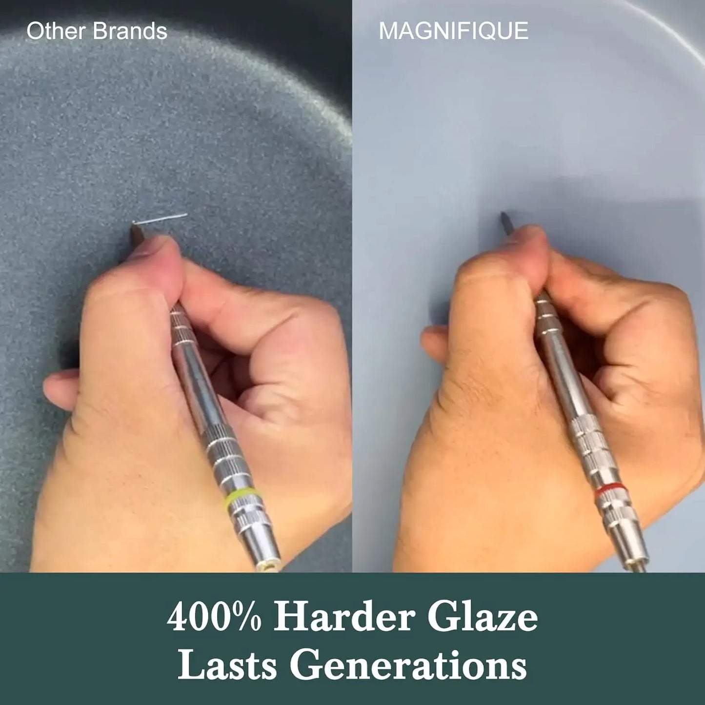 MAGNIFIQUE 7-Quart Programmable Slow Cooker with Timer Keep Warm - Small Kitchen Appliance for Family Dinners - Serves 6+ People