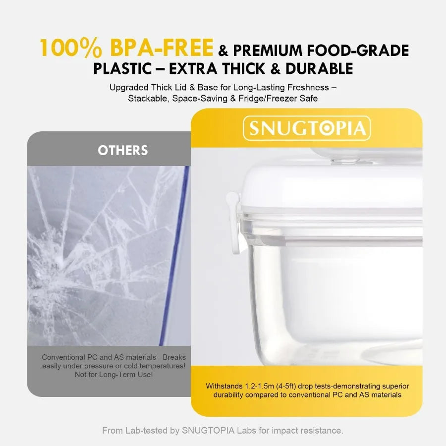 Vacuum Seal Food Storage Containers, Leakproof, Freshness, BPA-Free Kitchen Organizers, Ideal for Fruits, Veggies, Meats, Leftov