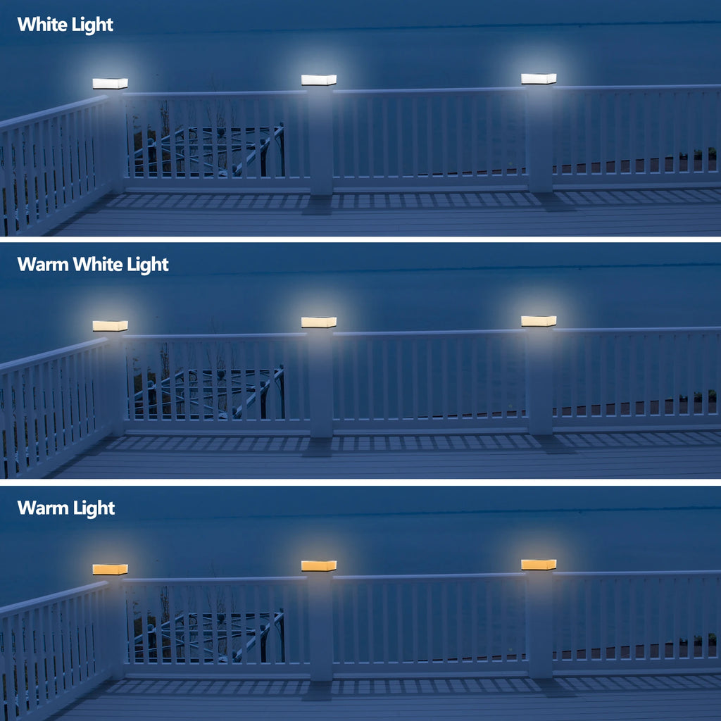 2 Pack Solar Power LED Lights IP65 Waterproof Garden Decor