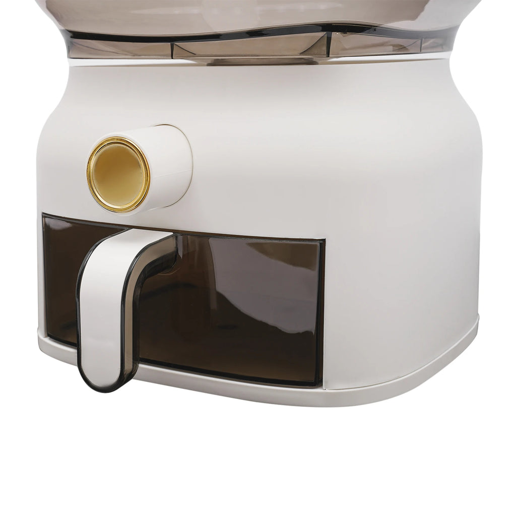 22Lbs Rice Dispenser,Large Sealed Grain Storage Container with Rice Cup Food Dispenser Kitchen Organizer for Rice, Beans, Grains