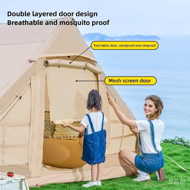 129 Square Feet Inflatable Tent Canopy For Outdoor Playhouse