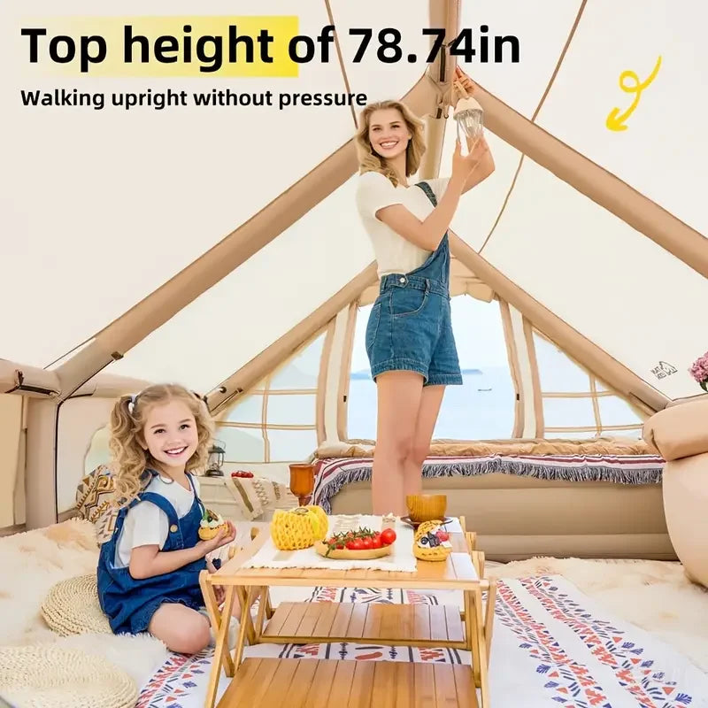 129 Square Feet Inflatable Tent Canopy For Outdoor Playhouse