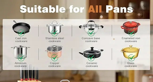 Karinear Dual Zone Ceramic Hob 3200W With Safety Lock Controls