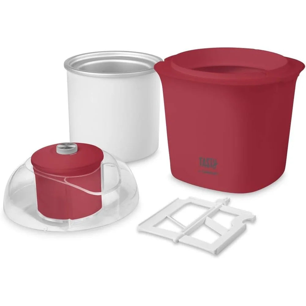 Automatic Ice Cream Maker 1.5 Quart Frozen Yogurt Red