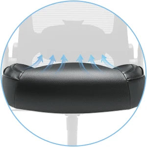 600 LB Big and Tall Office Chair with 3D Flip Arms Large Wheels Extra Wide Seat