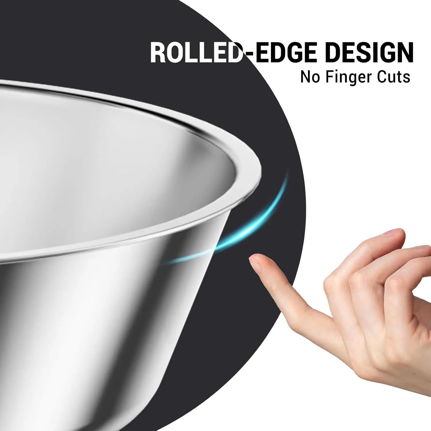 Round Chafing Dishes for Buffet 5 Qt,High Grade Chafing Dish Buffet Set with Stainless Steel Lid & Lid Holder,Full Size Pan