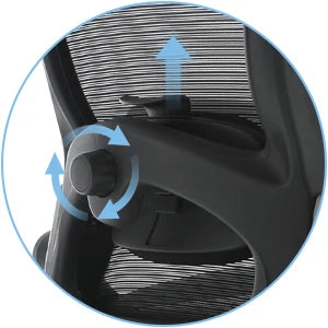 600 LB Big and Tall Office Chair with 3D Flip Arms Large Wheels Extra Wide Seat