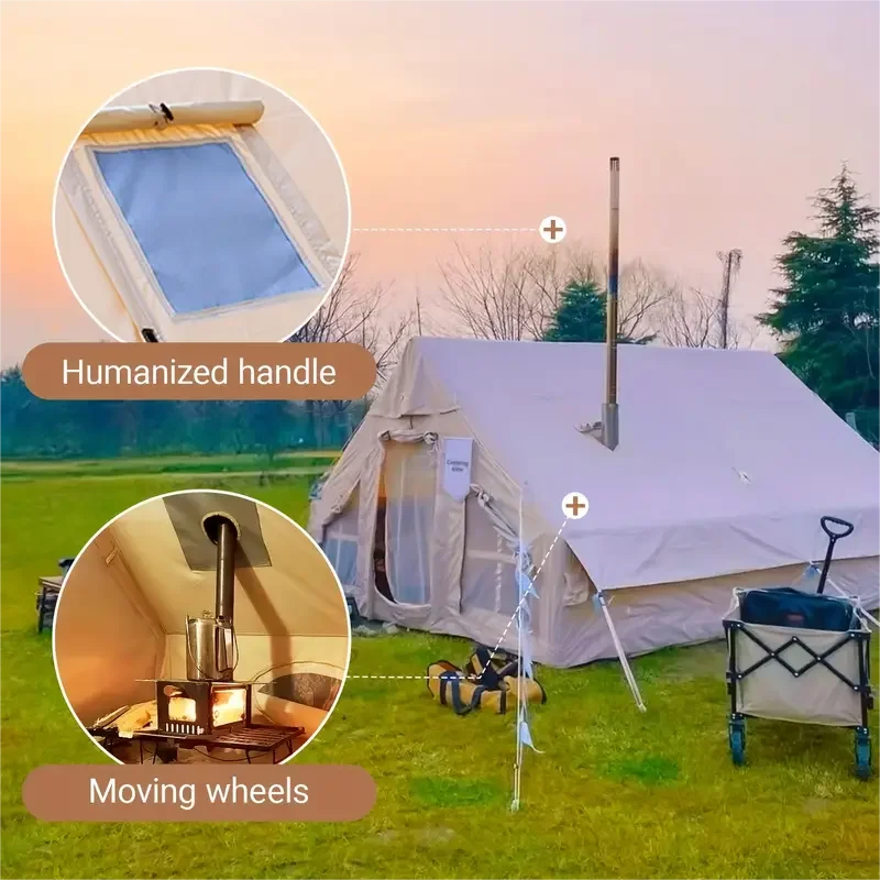 129 Square Feet Inflatable Tent Canopy For Outdoor Playhouse