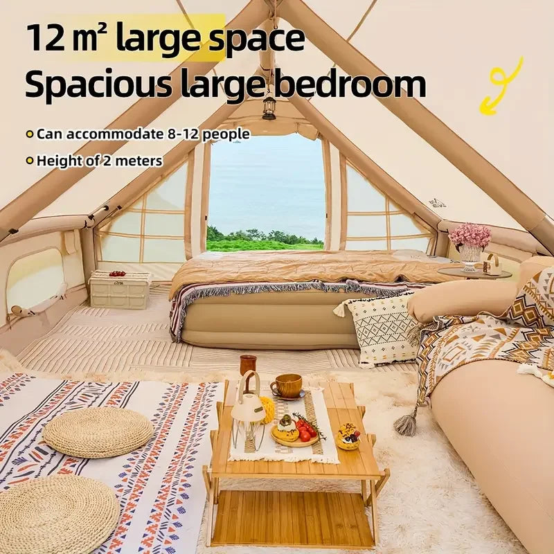 129 Square Feet Inflatable Tent Canopy For Outdoor Playhouse