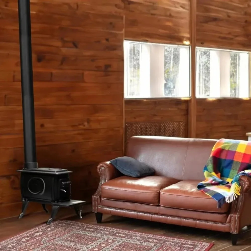 Cast Iron Wood Stove 54,000 BTU With Cool Touch Handle