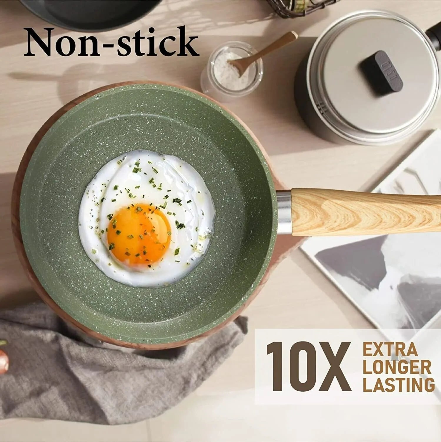 12 Induction Cookware Set Granite Nonstick Pots And Pans