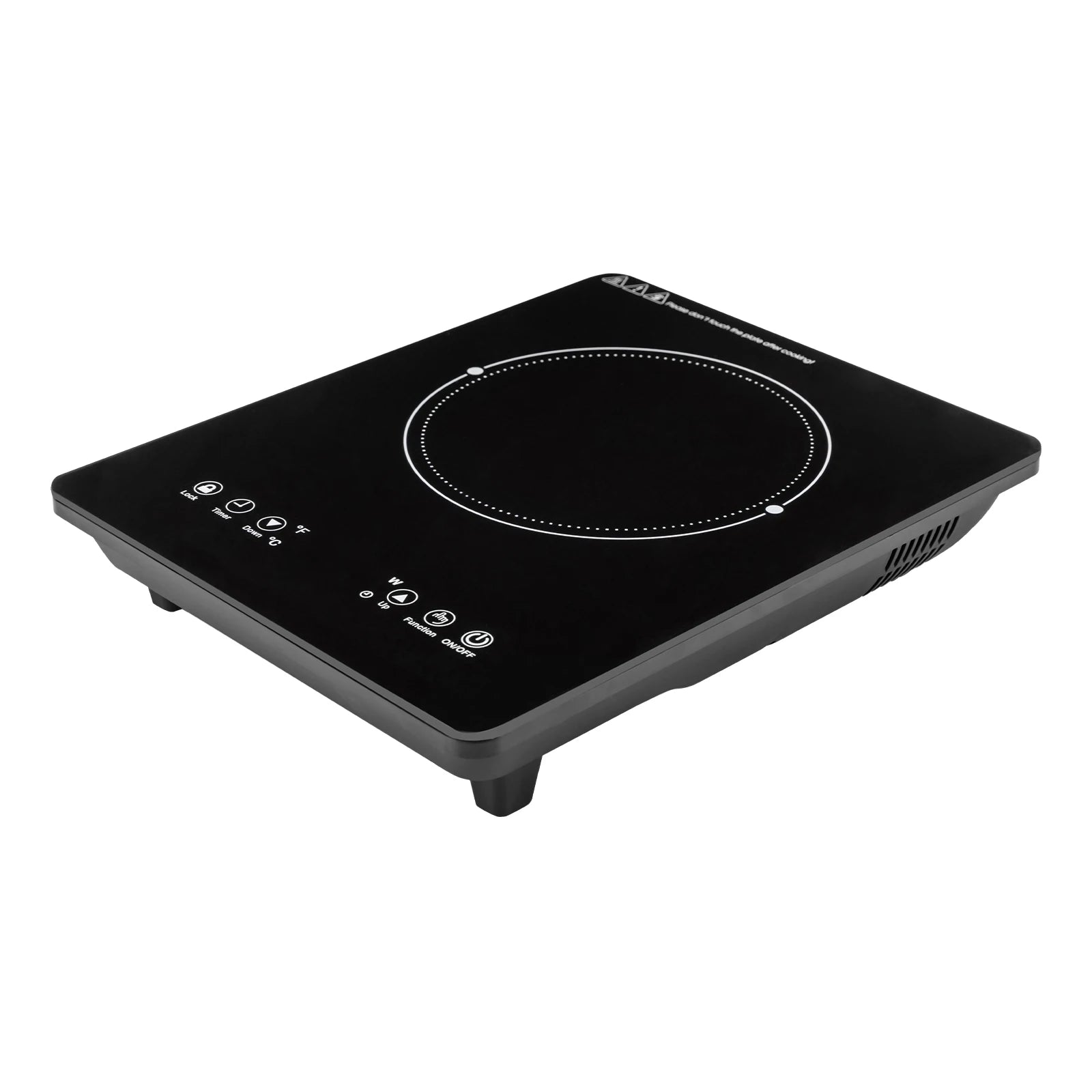 1800W Induction Cooktop Portable Low Noise Ultra Thin Countertop Plate