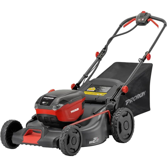 60V Cordless Lawn Mower With 21 Inch Steel Deck Battery