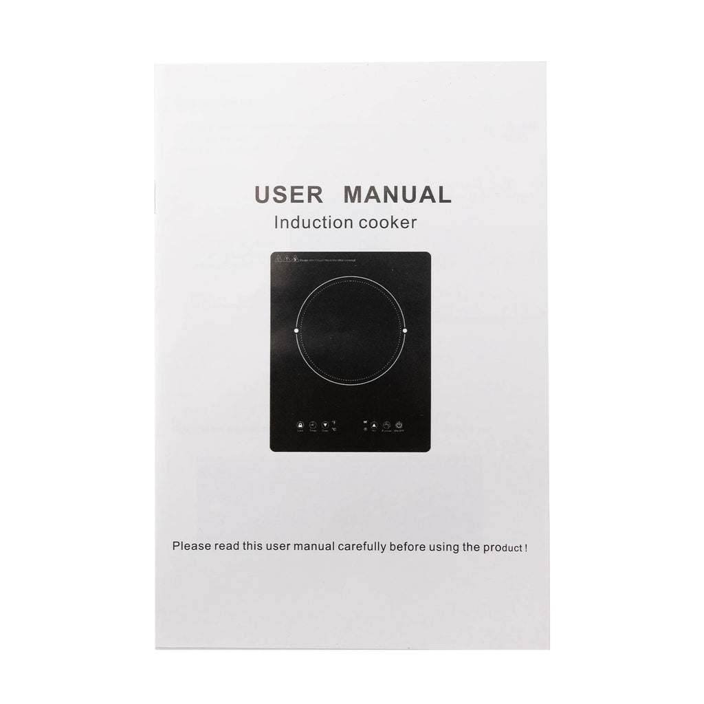 1800W Induction Cooktop Portable Low Noise Ultra Thin Countertop Plate