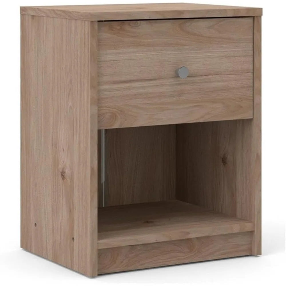 3 Piece Dresser and Nightstand Bedroom Set in Jackson Hickory