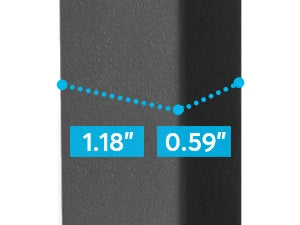 Sofa Console Table With Shelves And Storage For Living Room