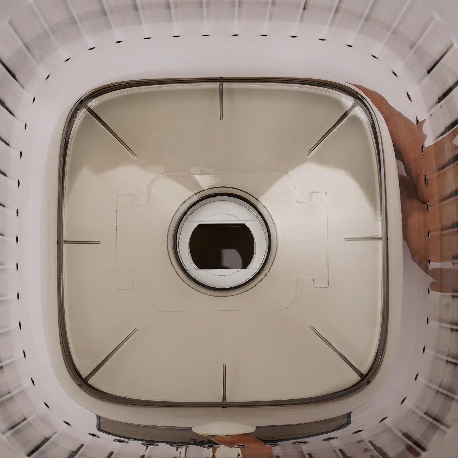 22Lbs Rice Dispenser,Large Sealed Grain Storage Container with Rice Cup Food Dispenser Kitchen Organizer for Rice, Beans, Grains